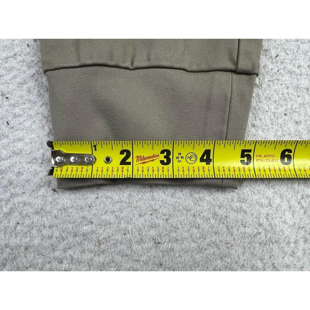 BYLT Jogger Pants Mens Medium Beige Premium Basics Elastic Waist Stretch Pockets
